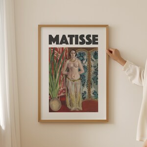 Henri Matisse Print, Matisse Poster, Apartment Decor, Printable Exhibition Poster, Matisse Wall Art
