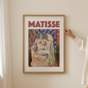 Henri Matisse Print, Matisse Poster, Apartment Decor, Printable Exhibition Poster, Matisse Wall Art