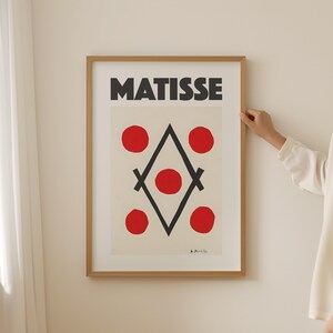 Henri Matisse Print, Matisse Poster, Apartment Decor, Printable Exhibition Poster, Matisse Wall Art