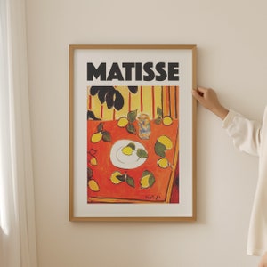 Henri Matisse Print, Matisse Poster, Apartment Decor, Printable Exhibition Poster, Matisse Wall Art