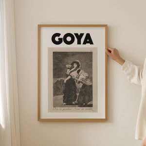 Francisco Goya Print, Goya Poster, Apartment Decor, Printable Exhibition Poster, Francisco Goya Wall Art
