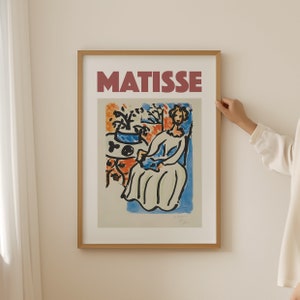 Henri Matisse Print, Matisse Poster, Apartment Decor, Printable Exhibition Poster, Matisse Wall Art
