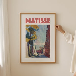 Henri Matisse Print, Matisse Poster, Apartment Decor, Printable Exhibition Poster, Matisse Wall Art