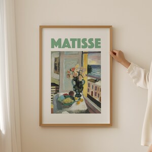 Henri Matisse Print, Matisse Poster, Apartment Decor, Printable Exhibition Poster, Matisse Wall Art