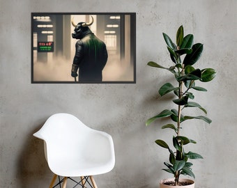 Bull Boss | Framed Poster
