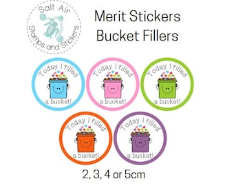 Merit stickers - Bucket Fillers