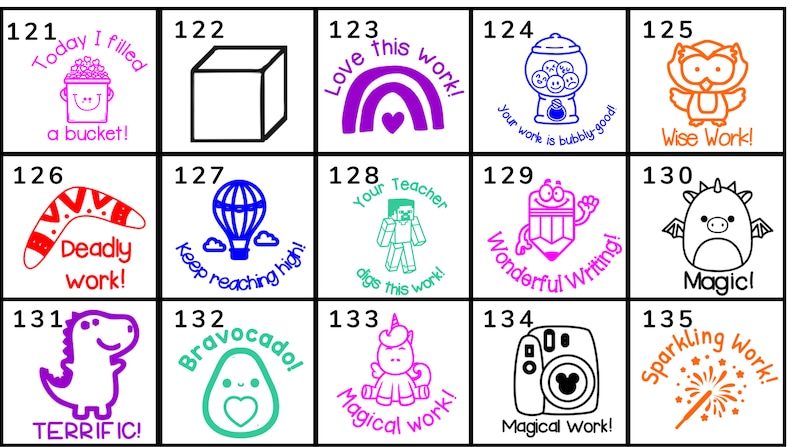 Clearance Merit Stamp Multiple Sizes image 10