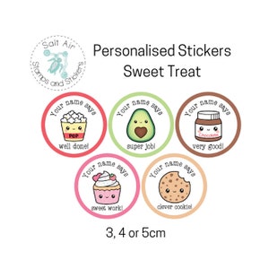Personalised Merit stickers - Sweet Treats