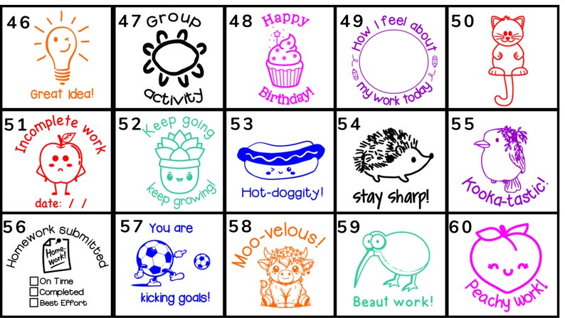 Clearance Merit Stamp Multiple Sizes image 6