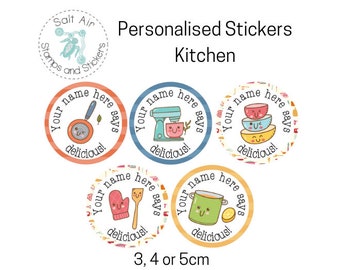 Personalised Merit stickers - Kitchen