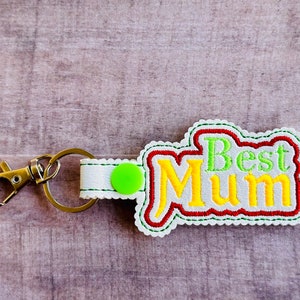 Best Mom Keychain - Cute & Colorful Gift Idea | Mother&#39;s Day Present