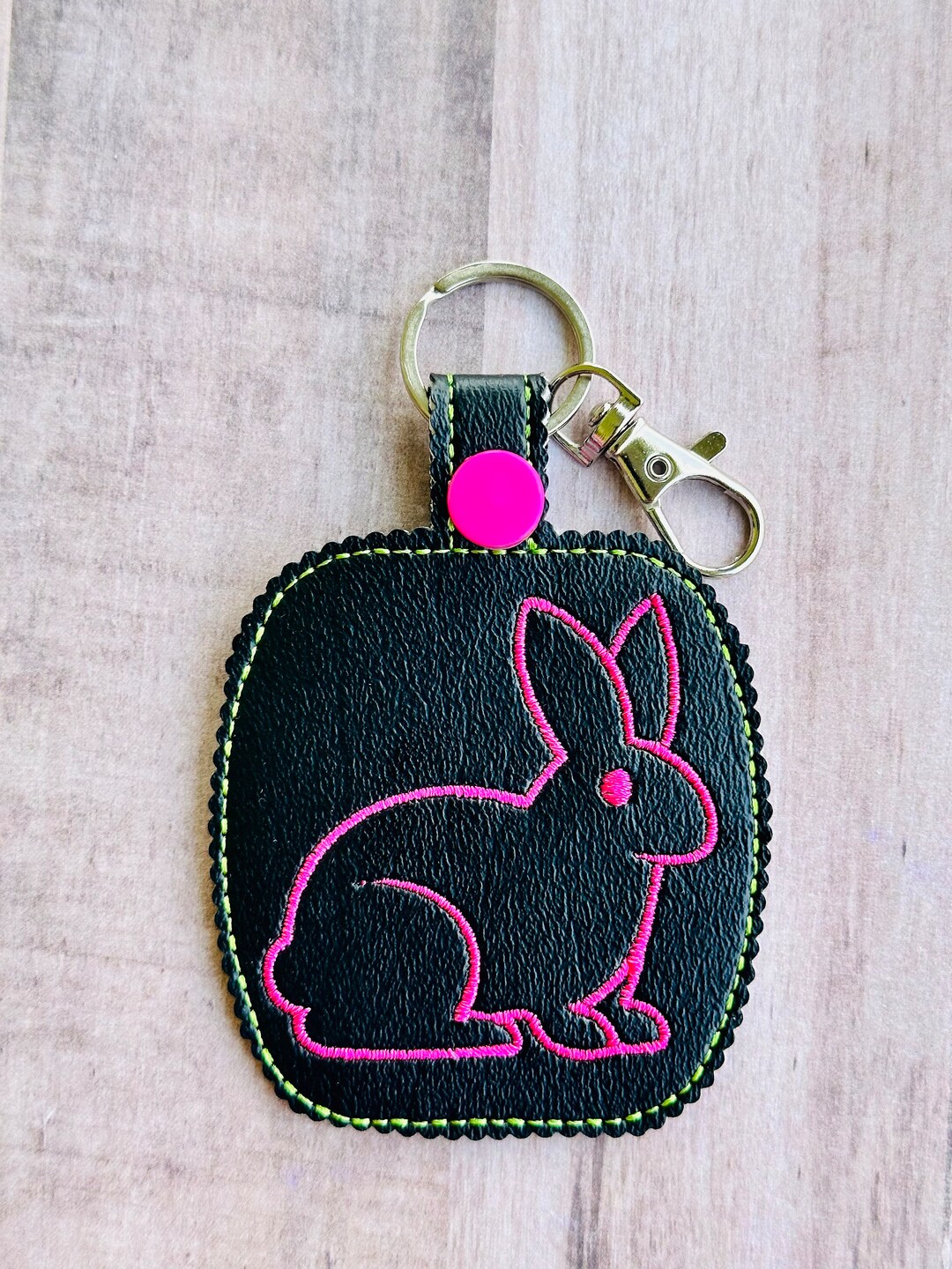 Adorable Rabbit Keychain - Handcrafted Cute Bunny Charm for Keys ...