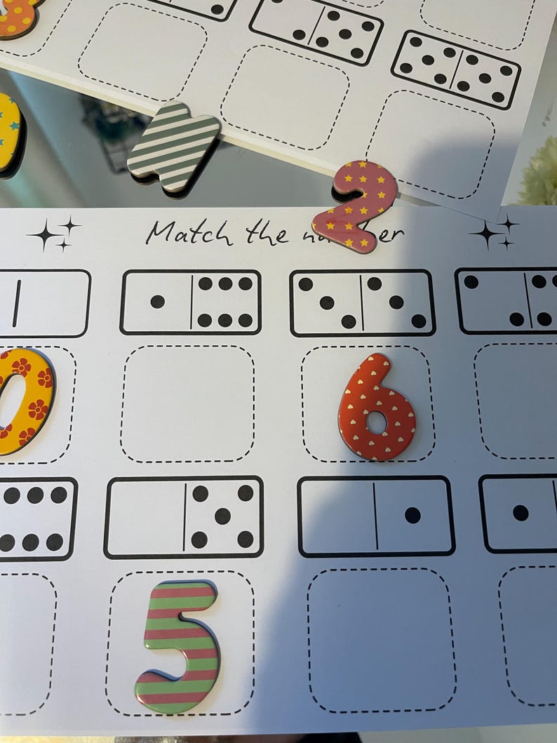 Domino Number Match Worksheet | EYFS KS1 Maths Activity | Number ...