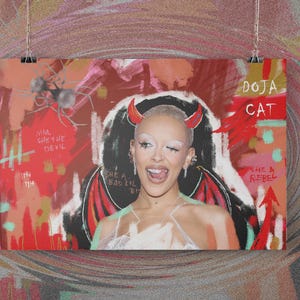 Doja Cat Scarlet Album Art Poster: Music Wall Decor (UNFRAMED)