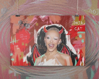 Doja Cat Scarlet Album Kunst Poster: Musik Wand-Dekor (UNGERAHMT)