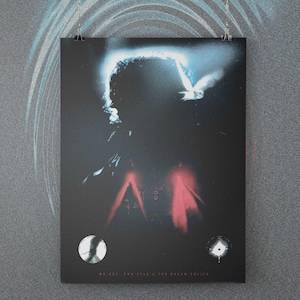 Mk.gee - Poster | Two Star & The Dream Police - 14" x 21" - Arte de parede musical, pôster de arte de álbum, artista independente, SEM MOLDURA