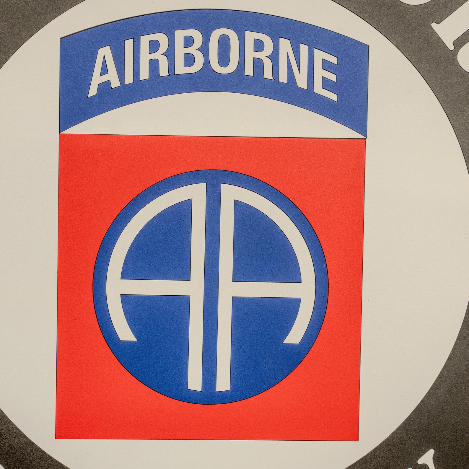 82nd Airborne Division U.S. Army Wall Sign - 22.5 Inch Round Military ...
