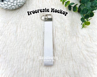 Wristlet Keychain Mockup, Procreate Keychain Mockup, Real Photo Keychain Wristlet Mockup, Fabric Keychain Mockup, Styled Procreate Mockup