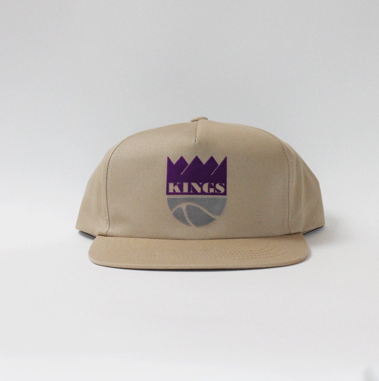 Men's Sacramento Kings New Era Charcoal Heritage Retro Crown