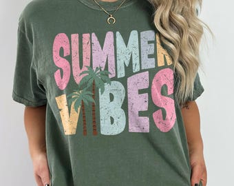 Comfort Colors® Summer Shirt, Trendy Shirt, Hello Summer Shirt, Best Gifts for Her, Beach Shirt