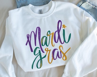 Mardi Gras Sweatshirt and T Shirt, Mardi Gras Festival Shirts for All Ages