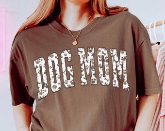Comfort Colors® Dog Mom Shirt, Dog Mom Gift, Dog Mama T-Shirt