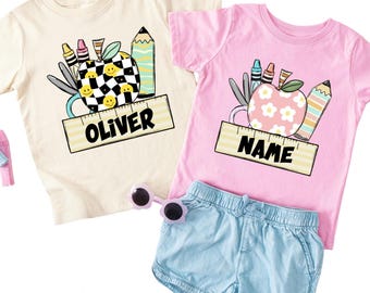Back To School Shirt, First Day of School Shirt, Back To School Toddler Shirt, Personalized Kindergarten Shirt