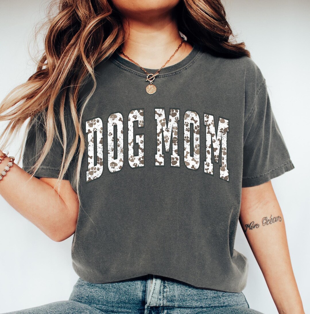 thumbnail image 2 of Womens Dog Mom T Shirt Funny Saying Gift For Her Hilarious Graphic Tee Quote For Girls Crazy Dog Women S T Shirt 2 of 14