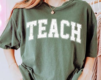 Comfort Colors® Teach Shirt, Teacher Shirts, Back to School Shirt, Gifts For Teachers, Teacher Tshirt