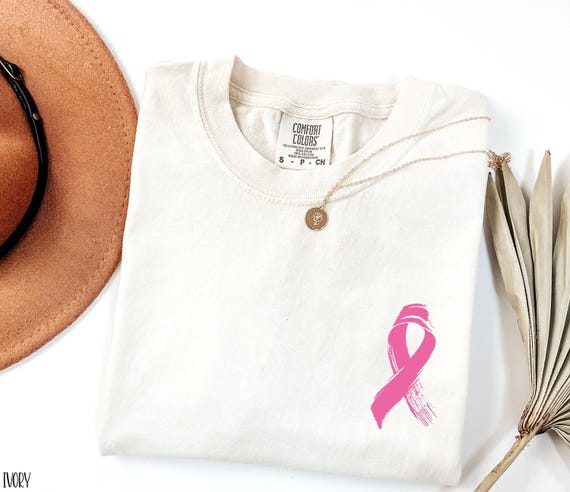 Comfort Colors® Breast Cancer Shirt, Pink Ribbon T Shirt, Cancer Awareness Shirt, Cancer Survivor Gift