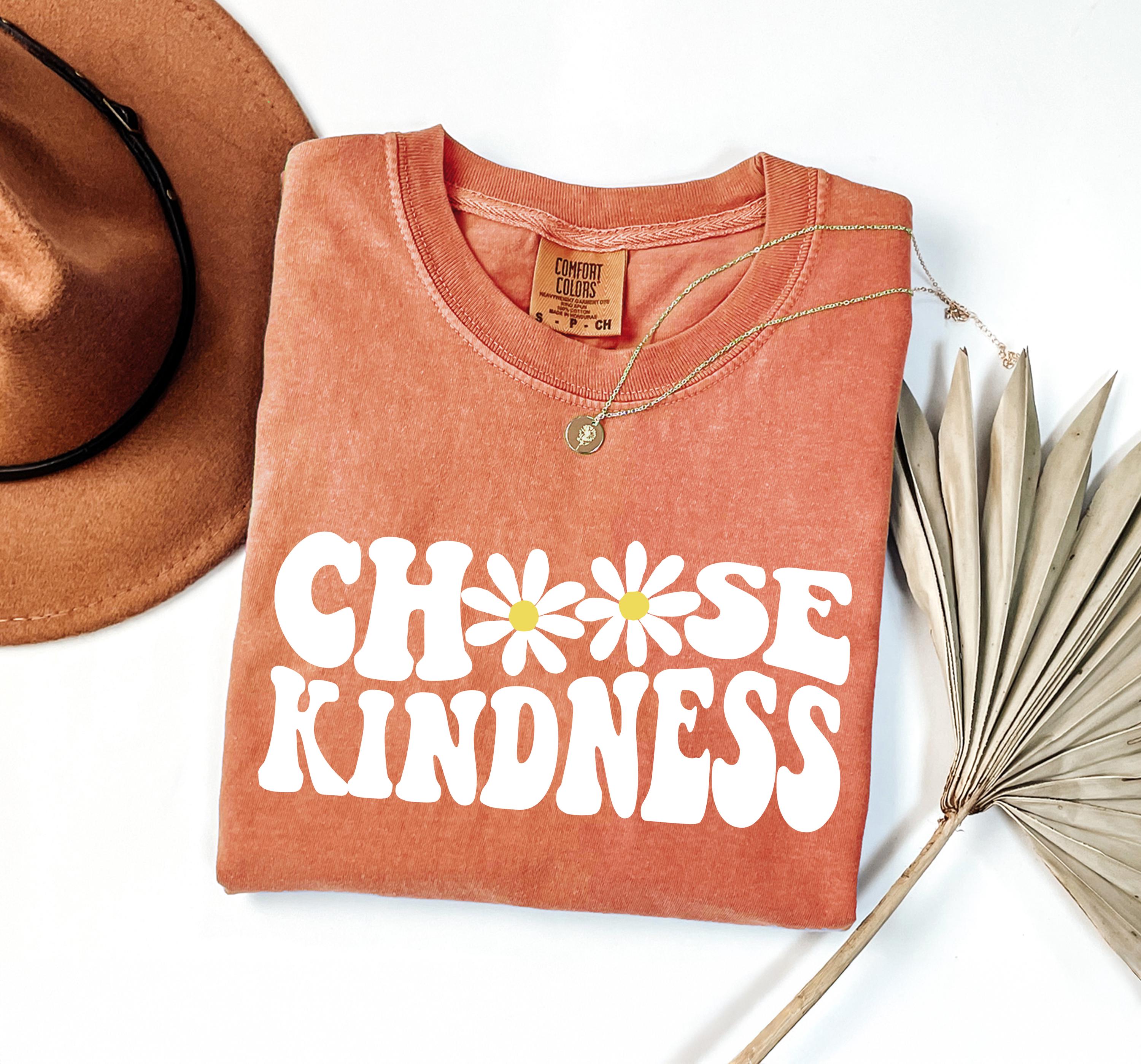 Comfort Colors® Teacher Shirt, Choose Kindness Shirt Gift For Teacher, Daisy Shirt, Back To School Shirt, Be Kind Shirt, Teacher Shirts