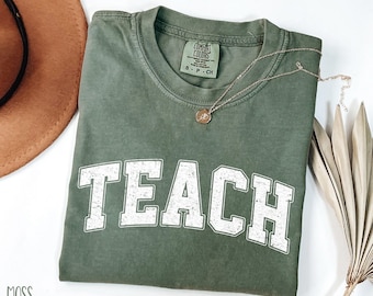 Comfort Colors® Teach Shirt, Teacher Shirts, Teacher gifts, Back to School Shirt, Gifts For Teachers, Teacher Tshirt