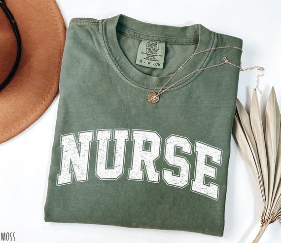 Comfort Colors® Nurse T-Shirt, Nurse Shirt, Nurse Gift For Women, RN Shirt, Nurse Appreciation Gift