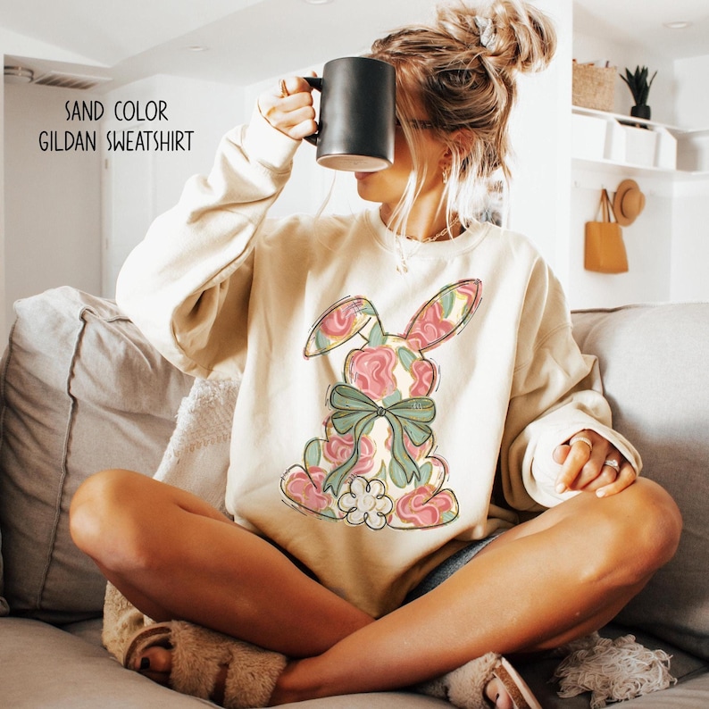 Floral Easter Shirt, Easter Sweatshirt,