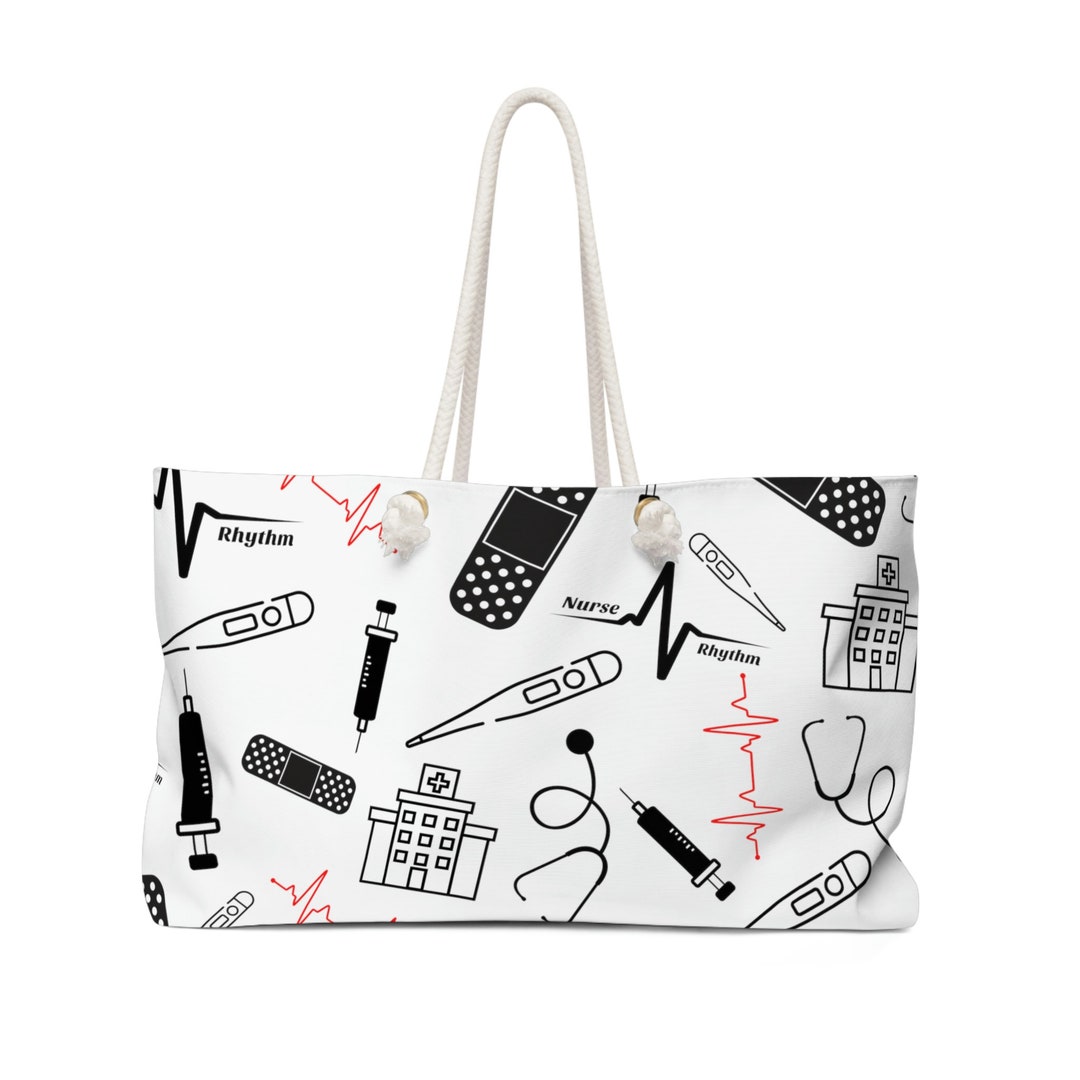 Bag for Nurse Nursing Tote Bag Overnight Bag for Nurse RN Etsy