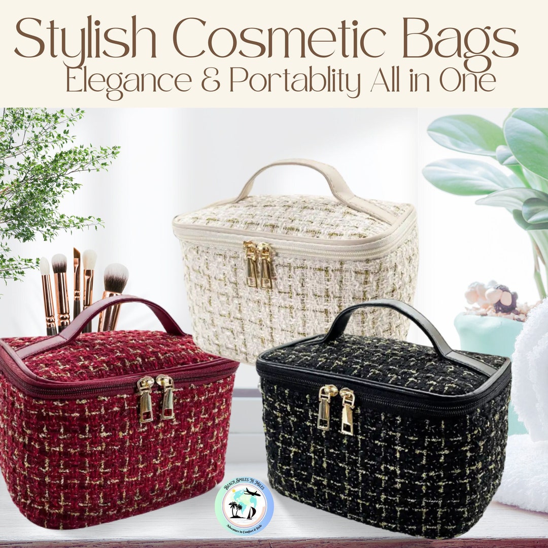 Makeup Vanity Bag Makeup Portable Travel Cosmetic Bag for Etsy