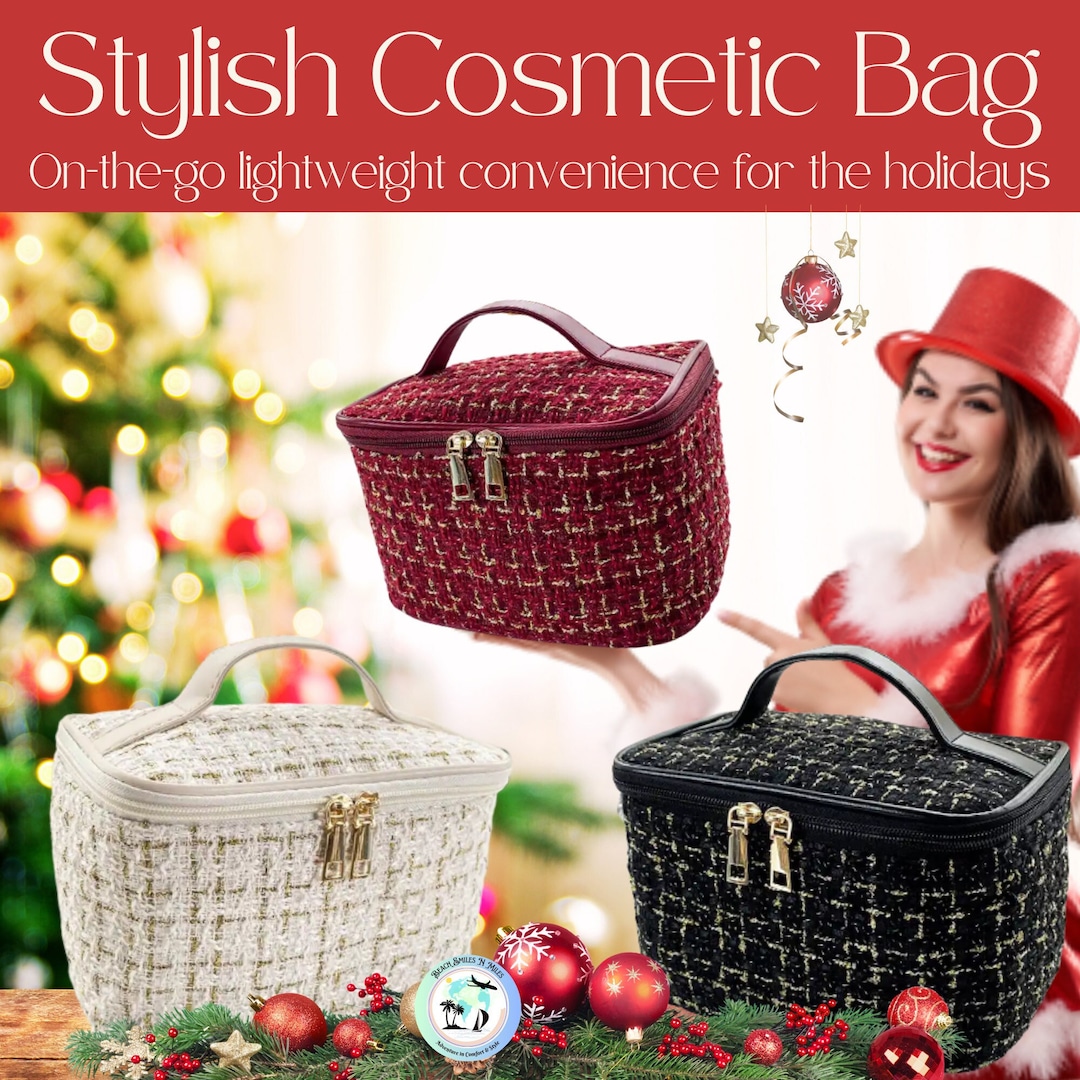 Makeup Vanity Bag, Makeup Portable Travel Cosmetic Bag for Women, Small