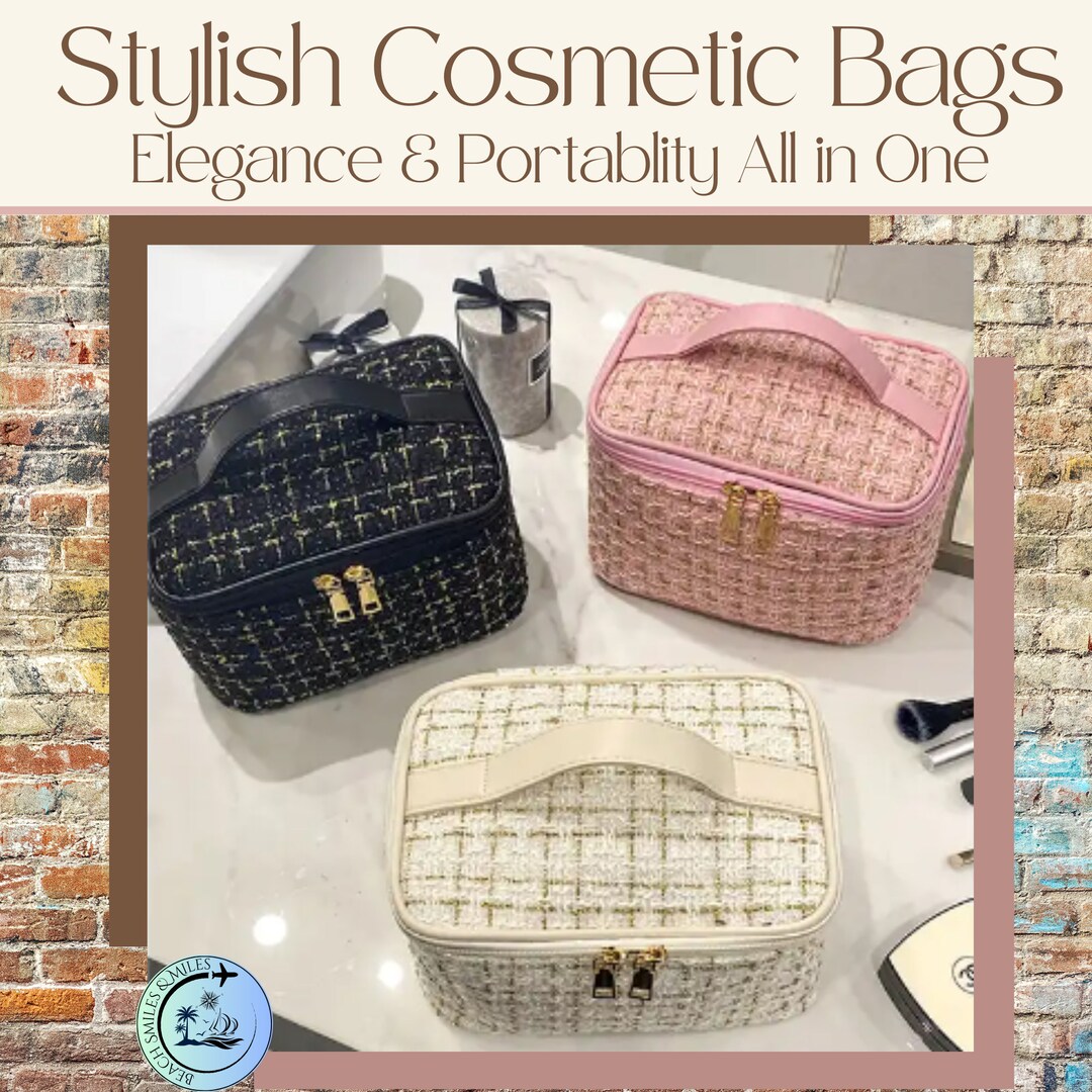 Makeup Vanity Bag Makeup Portable Travel Cosmetic Bag for Etsy