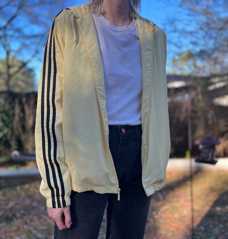 Vintage Adidas 3-Stripe Track Jacket image 2