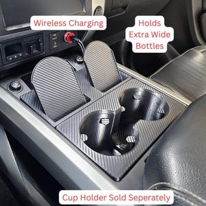 Nissan Titan Wireless Charging Phone Holder - Cup Holder - Storage Bin - Free Shipping USA!