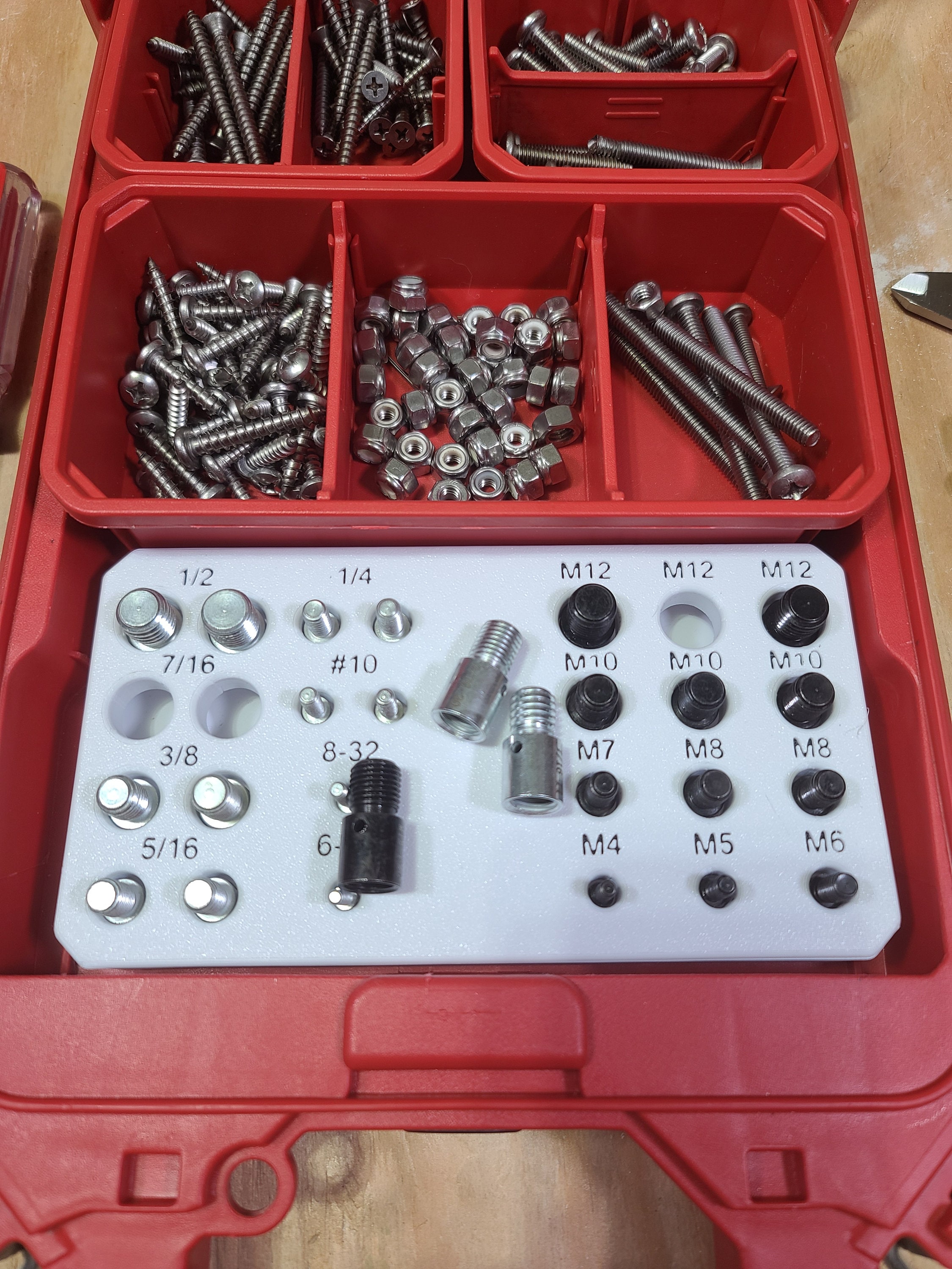 Kit 6 Dadi A Pozzetto M5 In Ottone E Gomma - Per Moto, Kayak, Canoe, Resistenti All'Acqua E Alle Vibrazioni - Foto 5