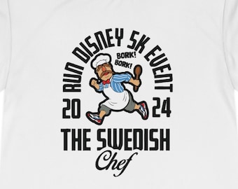 Run Disney 2024 Marathon 5k 10k Disney World Racing Schwedischer Koch Unisex T-Shirt