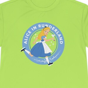 Alice in Runderland Running 5k Unisex Moisture Wicking Tee