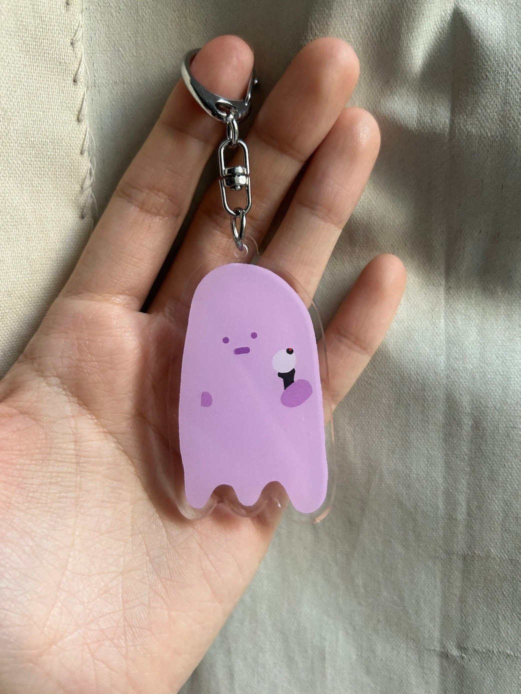 BTS ARMY Ghostie Keychain Charm Cute Acrylic Subtle K-pop Merch - Etsy