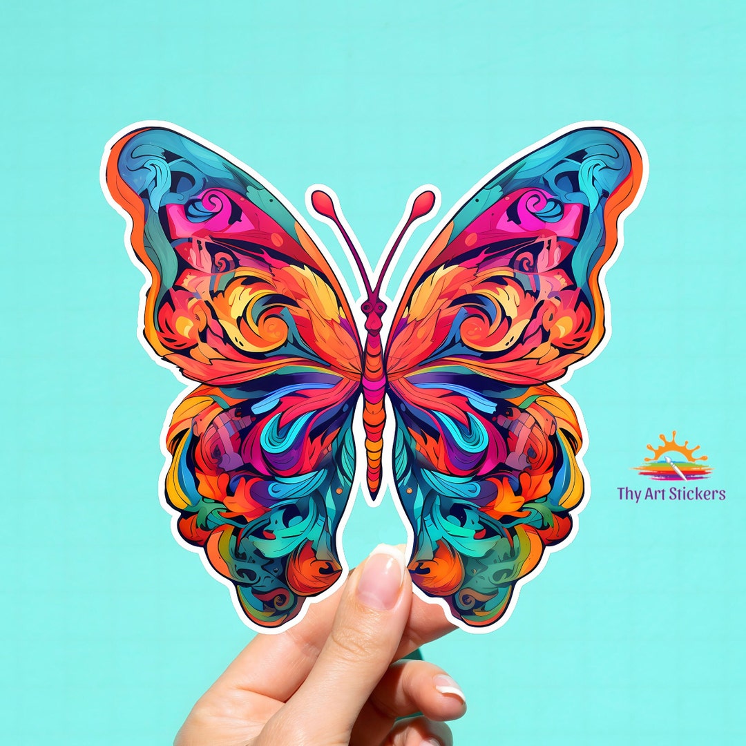 Beautiful Butterfly Car Decal Butterfly Window Sticker Etsy