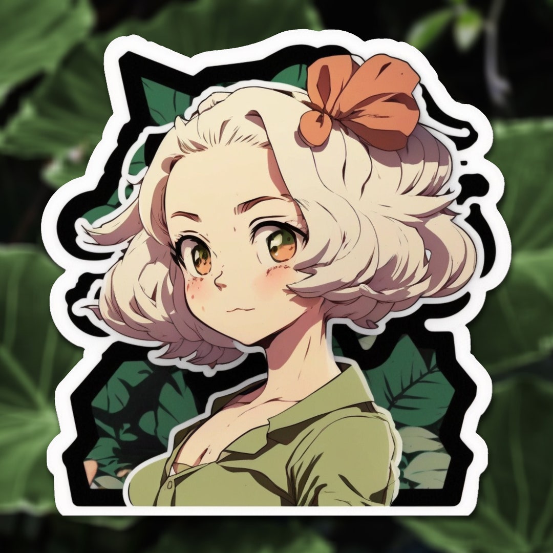 Kawaii Anime Girl Vinyl Decal - Add Some Cuteness to Your Belongings - Etsy