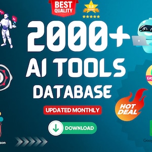 2000+ AI Tools list (MRR) | Passive income tools resell ideas | Side project tool database | Easy to use tools list |  Free, paid