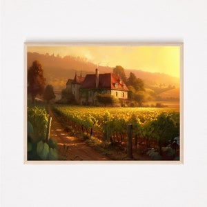 Printable Wall Art, Country Cottage, Flowers, Vinyard Hi Res DIGITAL DOWNLOAD
