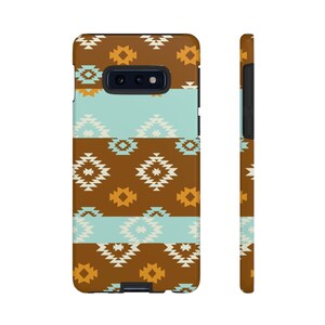 Phone Case, Aztec Style Tough Phone Case, Southwest Design Phone Cover, Stylish Protective Case, Tribal Print Phone Case