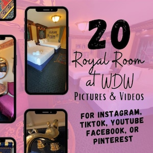 WDW Royal Room Social Media Posts, WDW Hotels Social Media Posts, WDW Travel Agent, and Travel Agent Template